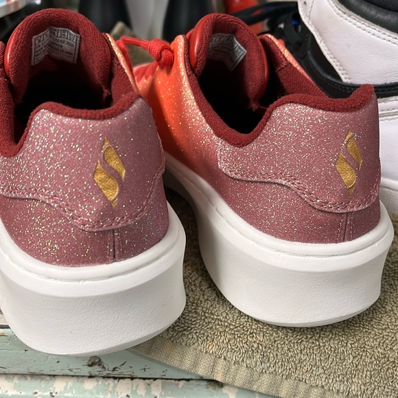 Skechers X Jane Glitter Court Break Sneakers - Picture 5 of 6